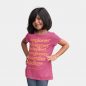 Smiling girl wearing pink Smart Girls Squad t-shirt for kids